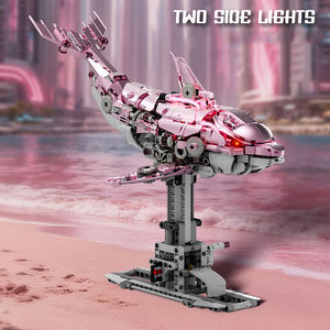 13098 Assembly Block Bricks Mechanical Cyber <b>Dolphin</b> Creative Educational Building Block Set Kids Plastic Collection <b>Toy</b> Juguete - Product Image 4