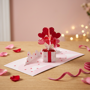 Caja de Regalo 3D de Moda, Tarjeta Pop-up 3D con Diseño Personalizado, Manualidades de Papel, Regalos de San Valentín de Vietnam, Impresión Offset - Product Image 1