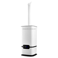Humidificateur industriel sur pied 16L avec affichage numérique et minuterie, pour désinfection, chambre, légumes, fruits frais et pulvérisation d'air
