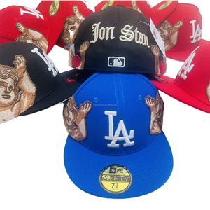 <span class=keywords><strong>Gorra</strong></span> de Béisbol <span class=keywords><strong>Era</strong></span> 2025 John & Stan, Diseño Nuevo, Alta Calidad, Roja, Bordado 3D Estéreo, 6 Paneles Planos, Cierre a Presión - Product Image 2