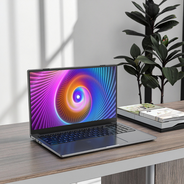 New 15.6 Inch Laptop with Windows 10 Pro Intel I7 Dual-Core Dual Screen 8GB RAM 1TB SSD English Keyboard for Home Student Series