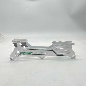 Chasis de Patines en Línea de Aleación de Aluminio Mecanizado por CNC Personalizado al por Mayor, Componentes de Precisión para Patines de Velocidad en Línea - Product Image 3