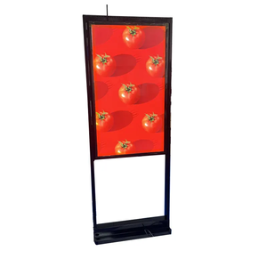 Độ sáng cao 43 inch tầng thường vụ thép không gỉ cửa sổ mua sắm Poster quảng cáo Máy nghe nhạc kiosk hoạt hình hỗ trợ Android - Product Image 2