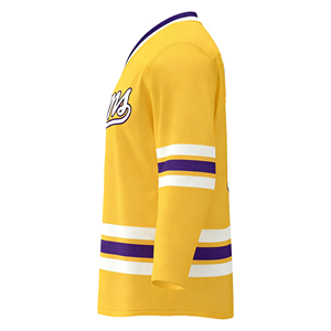 Camiseta de hockey en línea de hielo sublimada única, ropa deportiva bordada con logotipo personalizado, camiseta de entrenamiento, camisetas de estilo impreso OEM <span class=keywords><strong>y</strong></span> ODM - Product Image 2