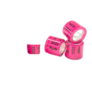 Pigeon <span class=keywords><strong>Foot</strong></span> Ring 2025 Glass Eco-friendly Round Carrier Anillo de identificación FCI <span class=keywords><strong>Association</strong></span> Foreign Outdoor Stocked - Product Image 2