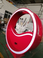Fabricant OEM de coques de vélo d'extérieur en PRV (Plastique Renforcé de Fibres) haute résistance sur mesure pour fontaines et éclairages de production d'énergie