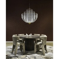 Chaise de salle à manger en cuir PU capitonnée de diamants, design personnalisé, style nordique avant-gardiste, pour projets de restaurants et cafés haut de gamme