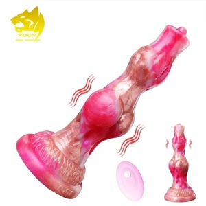 YOCY Adult Sex Toys 8 Inch <b>Vibrator</b> Monster Dildos 10 <b>Vibrators</b> Modes Anal Toy for Women Men Fantasy Knot Dildo <b>Remote</b> Control - Product Image 1