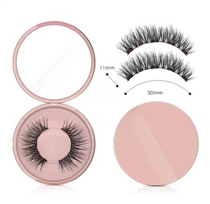 2023 vente chaude conception personnalisée étiquette privée 3D fait à la main Kit <span class=keywords><strong>de</strong></span> cils synthétiques ensemble d'eyeliner magnétique - Product Image 6