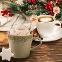Bâtons d'agitation en bois sans BPA gravés sur mesure écologiques Agitateurs à café biodégradables jetables pour cocktail moderne personnalisé