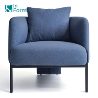 Juego de Sofás de Diseño Nórdico Elegante con Cintura Hueca, Muebles de Oficina de Diseño Único, Sofás Decorativos para Vestíbulo de Hotel, Sala de Estar y Hogar
