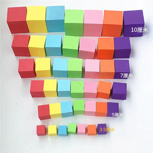 Ensemble de blocs de construction en <span class=keywords><strong>mousse</strong></span> colorée pour enfants-Jouet classique de cubes empilables pour la construction créative et l'éducation précoce - Product Image 2