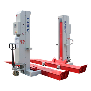 Elevador de Horquilla Inalámbrico de 2 Columnas TFAUTENF de 11 Toneladas con Rampa - Product Image 4