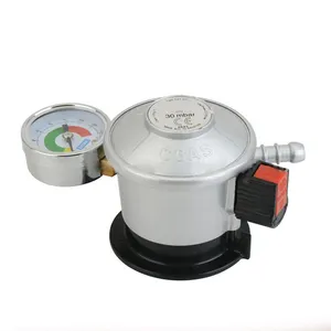 gas cook regulator with pressure gauge