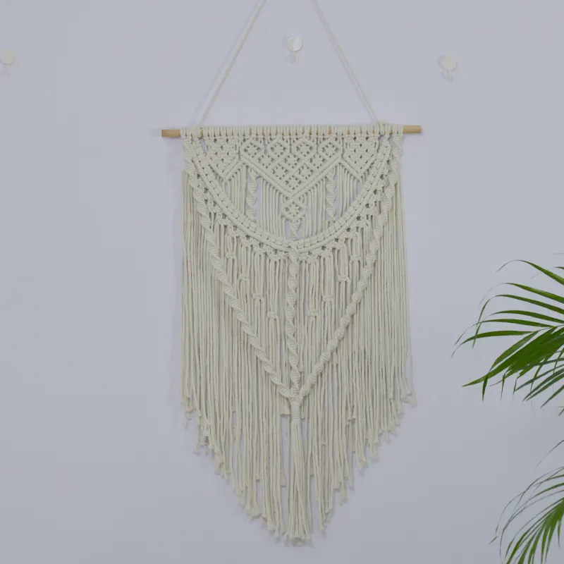 Bohemian thủ công trang trí nội thất macrame Mặt dây chuyền dệt đám cưới Tấm thảm treo