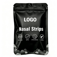30 bandes nasales respirantes noires sans latex pour le sport, soulagement du ronflement et patchs nasaux pour la performance sportive