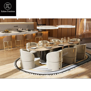 Set <span class=keywords><strong>Tavolo</strong></span> da Pranzo Ovale di Lusso con 6-8 Sedie, Piano in <span class=keywords><strong>Marmo</strong></span>, Tavoli per <span class=keywords><strong>Cucina</strong></span>, Matrimoni e Banchetti, Arredamento per Casa - Product Image 4