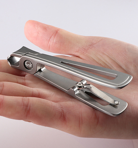 Stainless Steel Nail Clipper Wide Jaw Opening Ring <b>Lock</b> Portable Finger and Toe Nail Trimmer Custom Color - Product Image 5