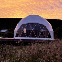 Dômes géodésiques Maison Hôtel Luxe Igloo en PVC Resort Glamping Dome