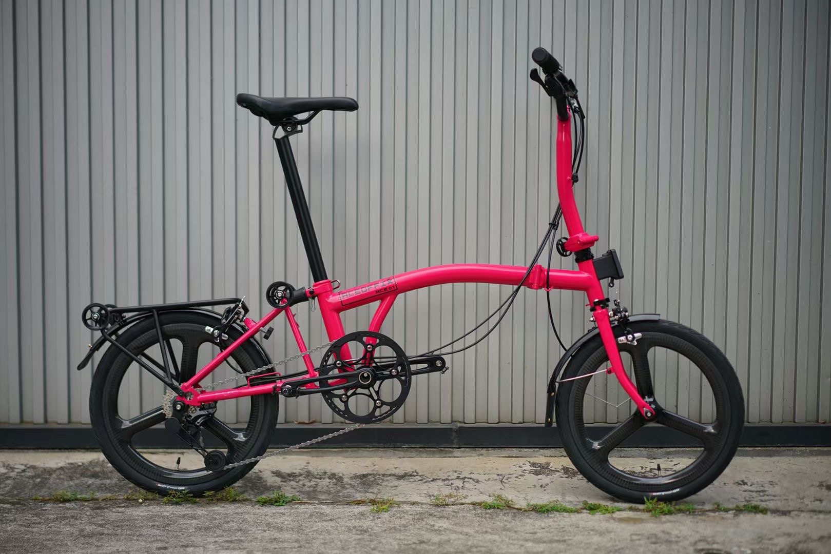 16インチ　折り畳み自転車 折りたたみ自転車16インチ3579スピードスチールフレームミニ