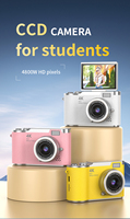 Kamera Digital Mini Lucu 2.4 Hd Rotary 4K Baterai Lithium 800mAh Zoom 16X Layar 2-3" Sensor CCD TF/MicroSD Pengambilan Video