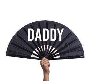 Personalised Custom Printed Bamboo Wooden Folding Clack Hand Fan Logo for Festival Parties Rave Accessories Large Rave Hand Fan - Product Image 4