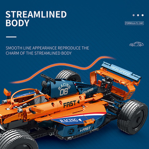 Reobrix Technologie <span class=keywords><strong>Formula</strong></span> <span class=keywords><strong>1</strong></span> <span class=keywords><strong>Auto</strong></span> da <span class=keywords><strong>Corsa</strong></span> Modello in Blocchi da Costruzione 800+ Pezzi Giocattolo Educativo per Bambini da 8 a 13 Anni - Product Image 3