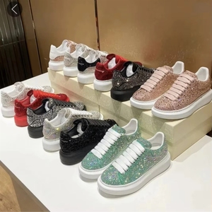Sneakers en cuir <span class=keywords><strong>de</strong></span> haute qualité, classiques, pour hommes et femmes, avec logo personnalisé, confortables, décontractées, pour la marche, le sport et la course à pied - Product Image 1