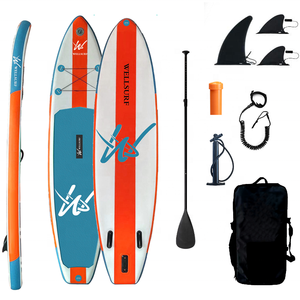 ผลิตบอร์ดยืนพายแบบเป่าลม ขนาด 335 ซม. 11 ฟุต ยี่ห้อ SUP Stand up Aufblasbares Board Sup Padel Surfbrett SUP Paddle Board - Product Image 1