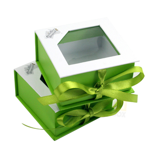 Customized <b>Window</b> Cookie Boxes Gift Packaging Paper Cardboard 10 X 10 X 5 Cake Box With Clear <b>Window</b> - Product Image 3