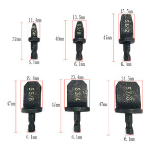 6-Piece Copper Tube Expander <b>Reamer</b> Electric Expansion Head air Conditioner Maintenance Tool Set - Product Image 6