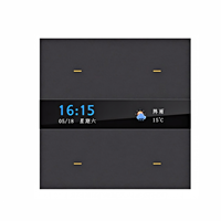 Interruptor de Escenas Inteligente Tuya Zigbee M8 PRO, Control de 4 Escenas, Panel de Aleación de Aluminio para Alexa y Google