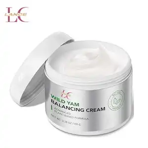 Lance Marque privée Crème de racine d'igname sauvage biologique Crème d'igname sauvage pour femmes Hormone Équilibre féminin Soutien à la ménopause