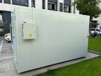 Four de séchage électrique industriel Ailin à deux portes, contrôlé par PLC, couleur personnalisée, pour le durcissement de revêtements en poudre, chariot métallique de grande taille