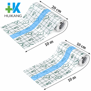 Rouleaux de fixation adhésive en PU, <span class=keywords><strong>film</strong></span> médical transparent en PU, pansement en rouleau, ruban adhésif pour plaies, 10 cm x 10 m - Product Image 1