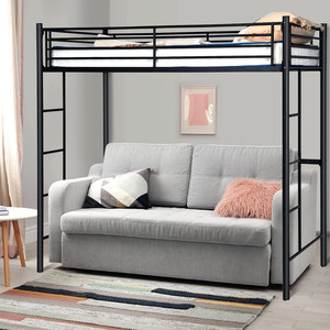 Base de Cama Triple Plegable para Adultos, Estilo Queen/King/Twin, con Plataforma de Listones, Estructura Metálica Grande con Almacenamiento - Product Image 1
