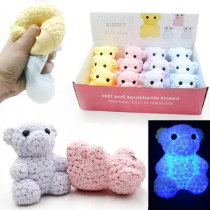 Valentine's Day Bear Light Up Puffer Balls in Assorted Fun Fidget Sensory Toy Awesome Party Favor