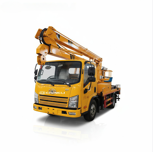 รถบรรทุกติดตั้งกระเช้ายกสูง FAW 13.5 เมตร สำหรับงานบำรุงรักษาในเขตเทศบาล - Product Image 1