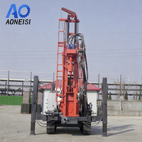 Machine de forage de puits profonds montée sur remorque, technologie avancée, 400 m, avec pompe à boue pour fondations de construction, utilisation facile