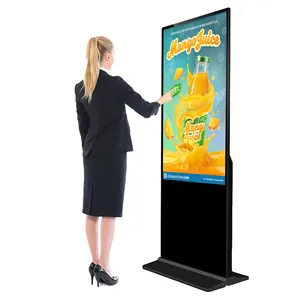 TV-Eingang 43 Zoll Media Video Player Netzwerk 4K LCD Werbung 55 Zoll Indoor Interactive Android Digital Signage