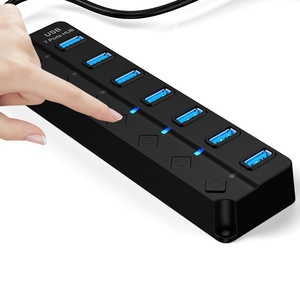 Hub USB 3.0 Multipuerto de Alta Velocidad con 7 Puertos, 5Gbps, Adaptador de Corriente con Interruptor y Cable Largo con Múltiples Expansores - Product Image 2