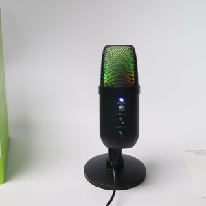Micrófono de <span class=keywords><strong>PC</strong></span> de Podcast de transmisión USB profesional, micrófono de condensador YouTube cardioide de estudio para grabar, Red de canto en vivo - Product Image 3