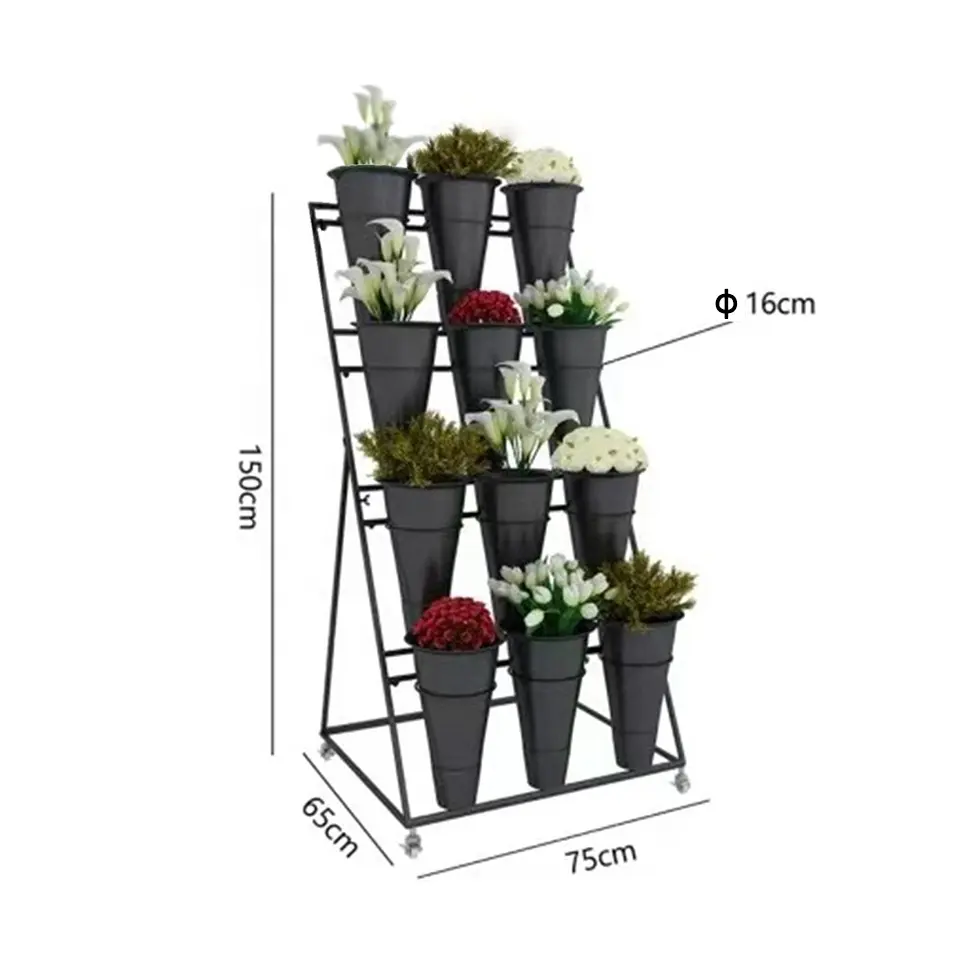 Best sale Ready to ship artificial flower display racks for flower display stand