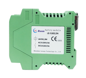 Rơ Le an toàn 24VDC mới ban đầu an toàn mô-đun thiết bị tự động hóa kênh đôi - Product Image 1