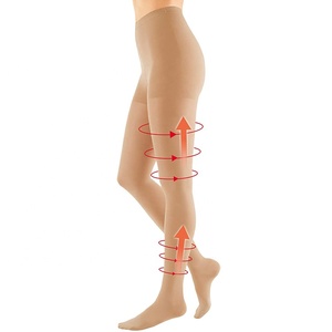 Pantimedias de Compresión Médica de 15-20 mmHg, Unisex, Punta Abierta, Compresión Graduada, Cintura Alta, Soporte - Product Image 4