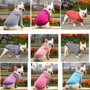 Soft Dog-sweater <strong>Clothes</strong> Purple Cute Small Fashionable <strong>Cat</strong> Pet Dog Sweater <strong>for</strong> <strong>Cats</strong> - Product Image 2