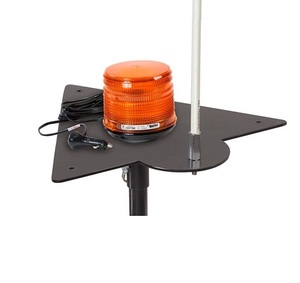 <span class=keywords><strong>Fouet</strong></span> lumineux en fibre de verre, drapeau réfléchissant <span class=keywords><strong>X</strong></span>, lampes LED, avertissement de sécurité - Product Image 3