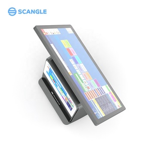Scangle POS Tiền mặt đăng ký hệ thống Windows Màn hình kép cảm ứng POS máy nội bộ 80 mét Máy in & QR Scanner - Product Image 4