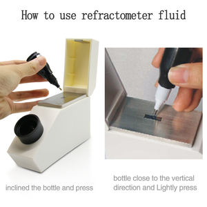 יותר דיוק של 0.002 סיטונאי נייד גמולוגיה כלים מקצועי שבירה מדד רן Refractometer - Product Image 4
