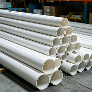 Tubería de PVC en U de Larga Duración, Diámetro 25mm 75mm 400mm 500mm, Tubos de UPVC y CPVC, Material Ecológico, para Desviación de Agua Residencial - Product Image 1